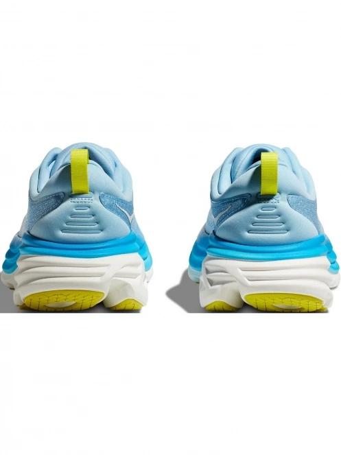 Hoka Bondi 8 Wide férfi terepfutó cipő világoskék színben 7