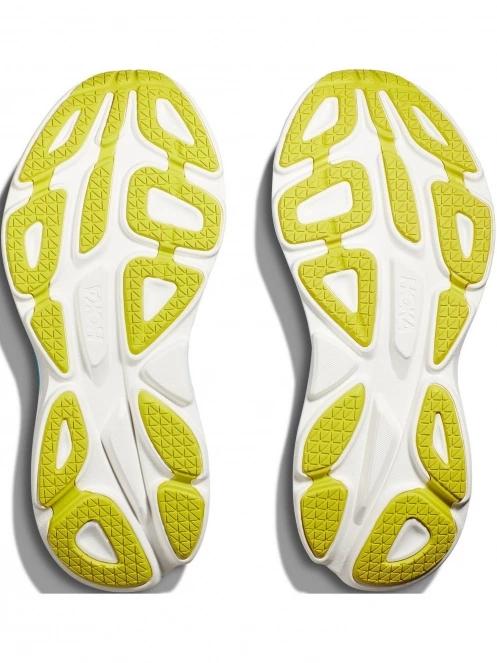 Hoka Bondi 8 Wide férfi terepfutó cipő világoskék színben 9