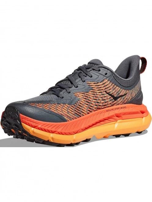 Hoka Mafate Speed 4 férfi terepfutó cipő narancssárga színben 3