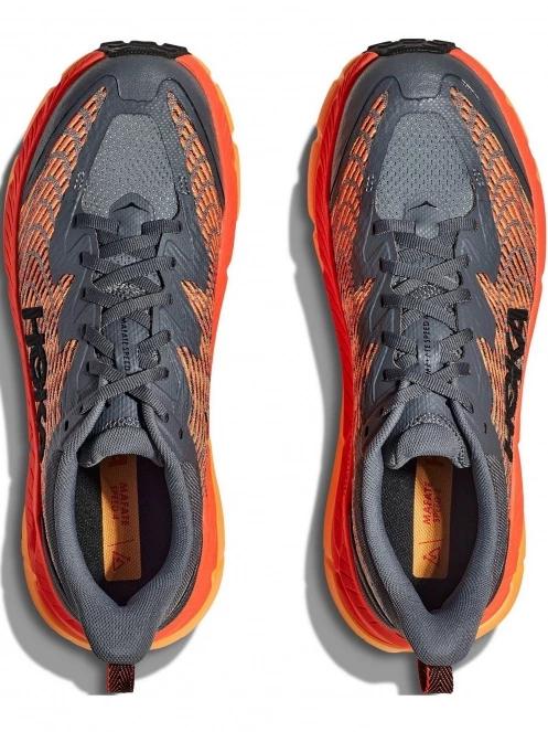 Hoka Mafate Speed 4 férfi terepfutó cipő narancssárga színben 8