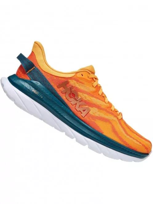 Hoka Mach Supersonic férfi futócipő narancssárga színben 3