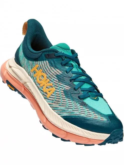 Hoka MAFATE SPEED 4 női futócipő zöld színben 2