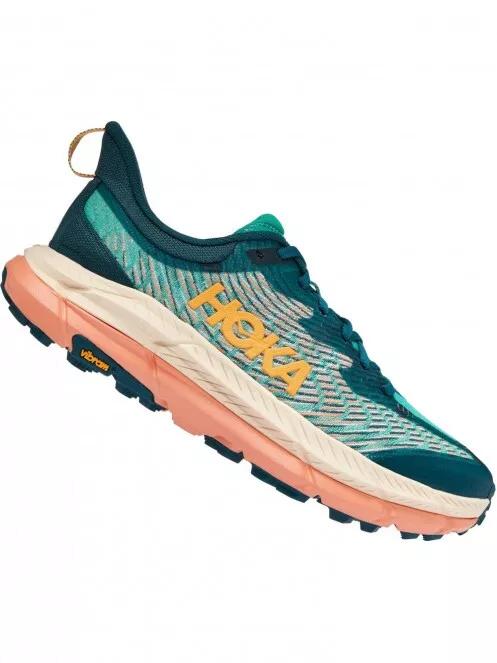 Hoka MAFATE SPEED 4 női futócipő zöld színben 3