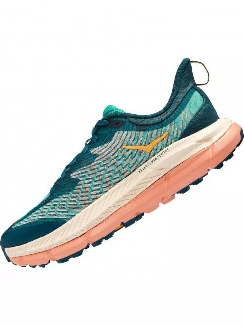 Hoka MAFATE SPEED 4 női futócipő zöld színben 5