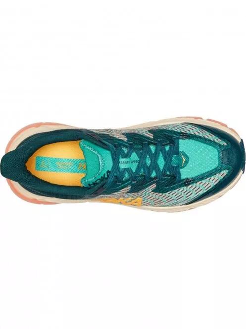 Hoka MAFATE SPEED 4 női futócipő zöld színben 6