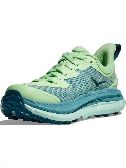 Hoka Mafate Speed 4 női terepfutó cipő zöld színben 3