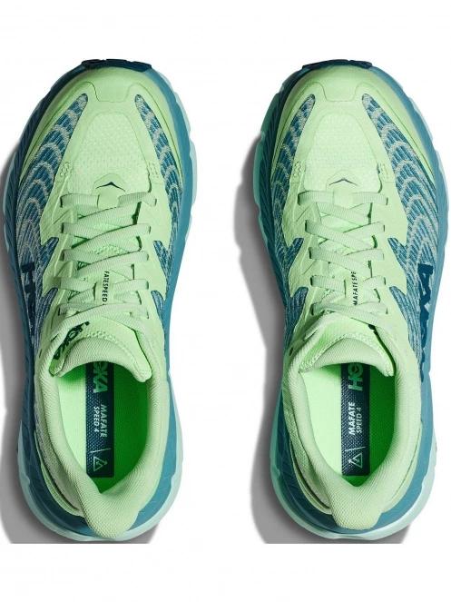 Hoka Mafate Speed 4 női terepfutó cipő zöld színben 8