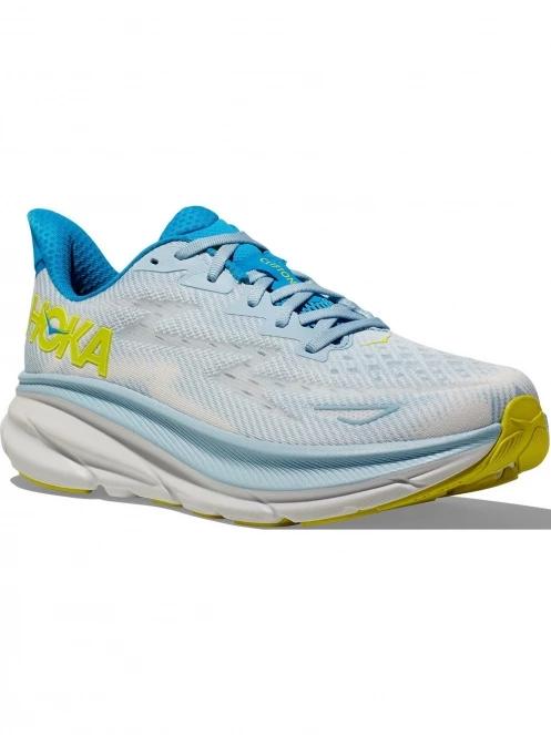 Hoka Clifton 9 Wide férfi futócipő világoskék színben 2