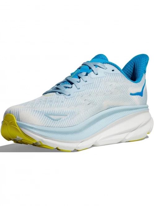 Hoka Clifton 9 Wide férfi futócipő világoskék színben 3