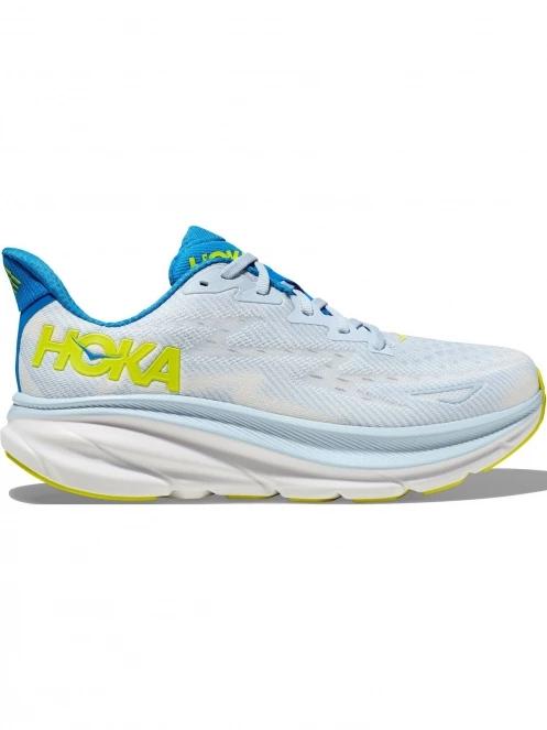 Hoka Clifton 9 Wide férfi futócipő világoskék színben 4