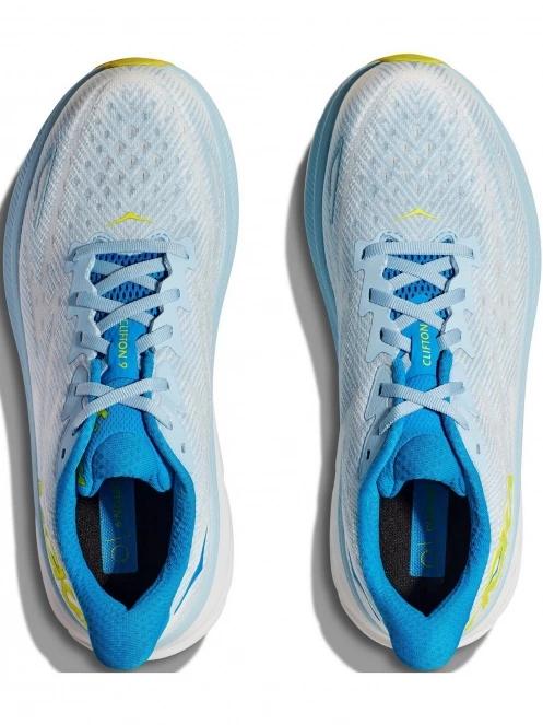 Hoka Clifton 9 Wide férfi futócipő világoskék színben 8