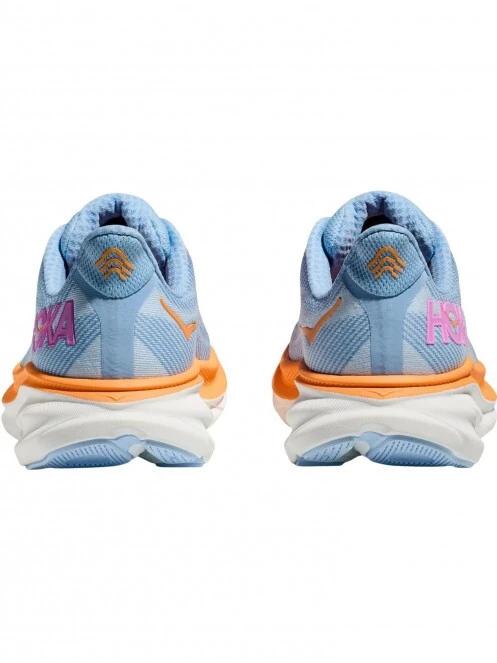 Hoka W'S Clifton 9 Wide női aszfalt futócipő világoskék színben 6