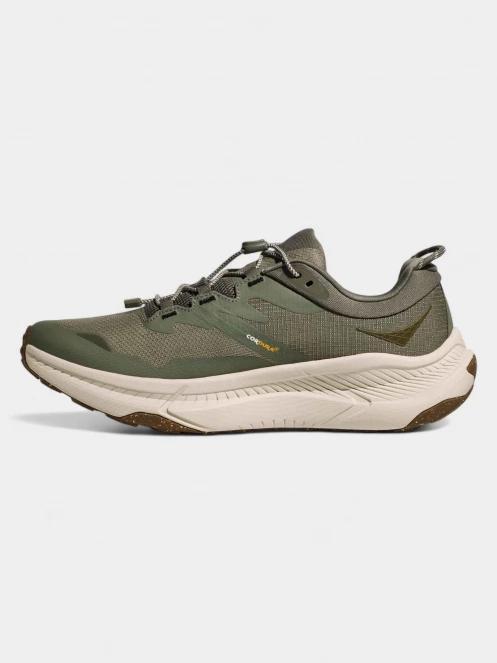 Hoka Transport GTX férfi túrabakancs zöld színben 5