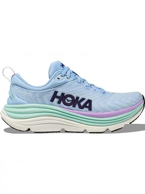 Hoka Gaviota 5 női futócipő világoskék színben 4