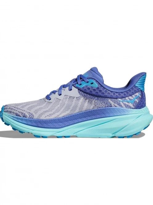 Hoka Challenger 7 női terepfutó cipő kék színben 3