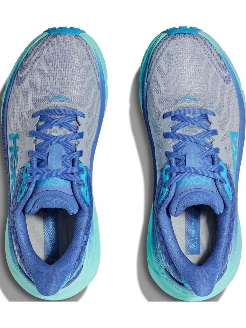 Hoka Challenger 7 női terepfutó cipő kék színben 7