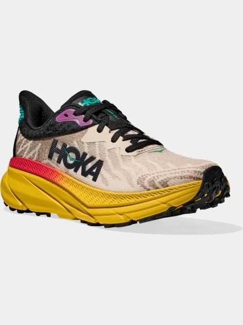 Hoka Challanger 7 női terepfutó cipő homok színben 2