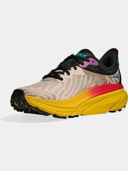 Hoka Challanger 7 női terepfutó cipő homok színben 5