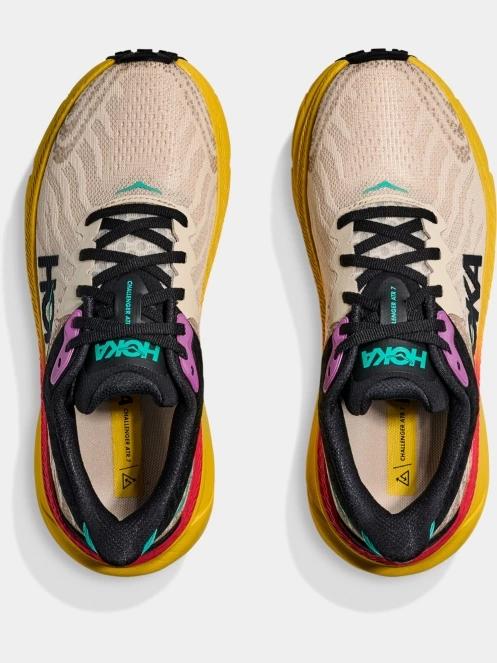 Hoka Challanger 7 női terepfutó cipő homok színben 8