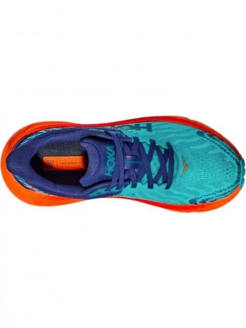 Hoka Challenger ATR 7 Wide férfi terepfutó cipő kék színben 4