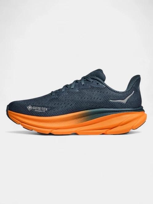Hoka Clifton 9 GTX férfi aszfalt futócipő sötétkék színben 4