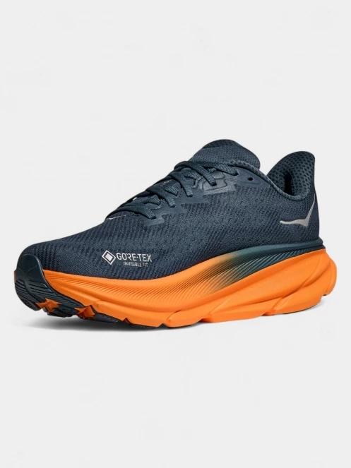Hoka Clifton 9 GTX férfi aszfalt futócipő sötétkék színben 5