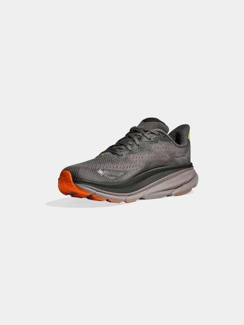 Hoka Clifton 9 GTX férfi aszfalt futócipő szürke színben 5