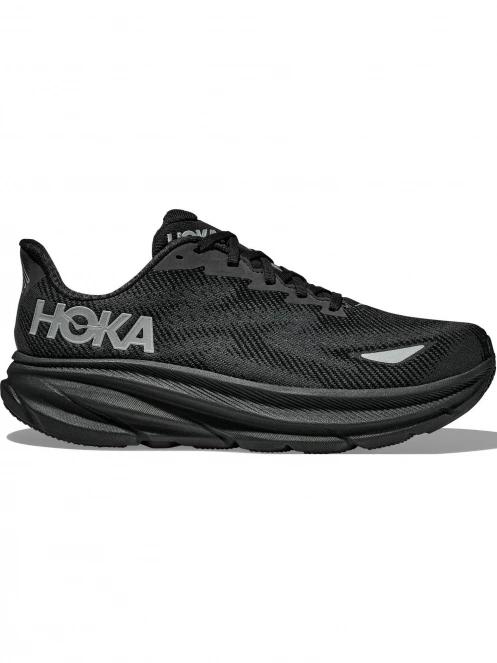 Hoka Clifton 9 GTX női aszfalt futócipő fekete színben 4
