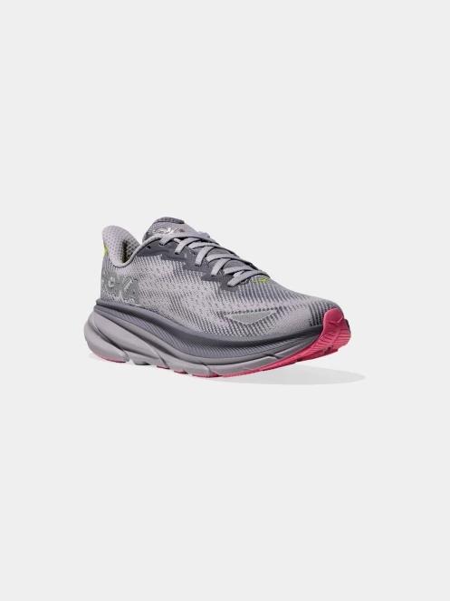 Hoka Clifton 9 GTX női aszfalt futócipő szürke színben 2