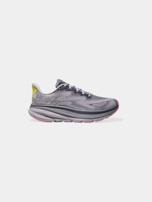 Hoka Clifton 9 GTX női aszfalt futócipő szürke színben 3