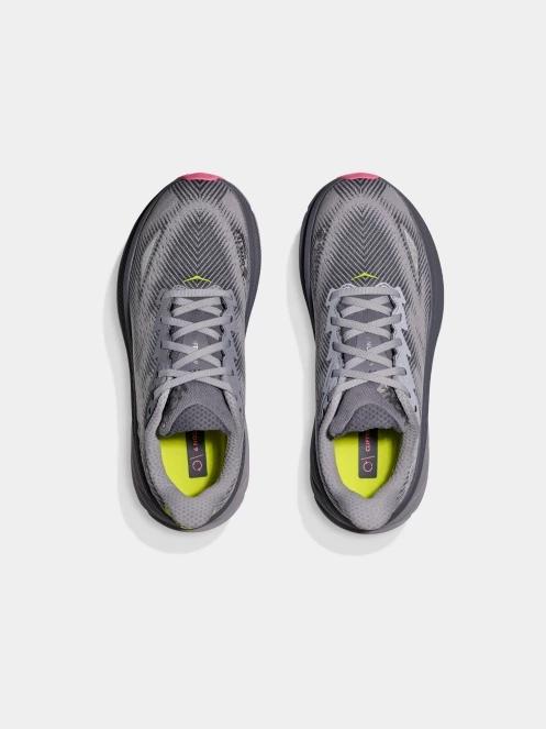 Hoka Clifton 9 GTX női aszfalt futócipő szürke színben 8