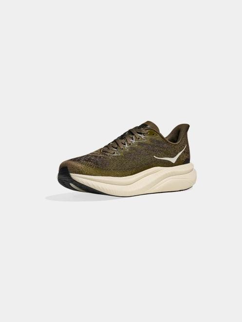 Hoka Mach 6 férfi aszfalt futócipő oliva színben 5