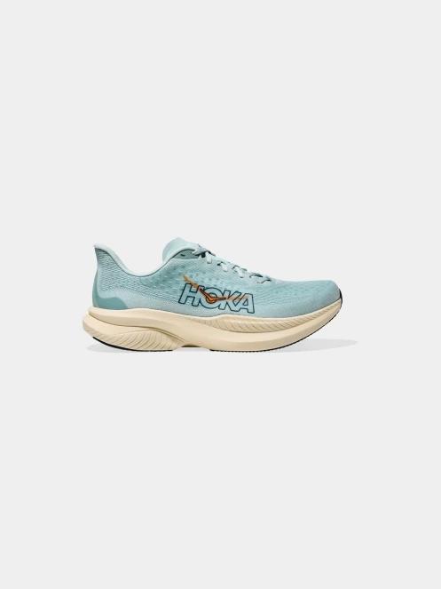 Hoka Mach 6 férfi aszfalt futócipő világoskék színben 3