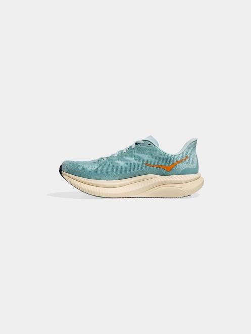 Hoka Mach 6 férfi aszfalt futócipő világoskék színben 4