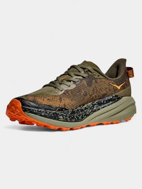 Hoka Speedgoat 6 férfi terepfutó cipő oliva színben 5