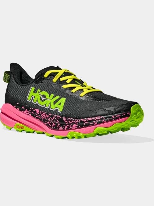 Hoka Speedgoat 6 férfi terepfutó cipő fekete színben 2