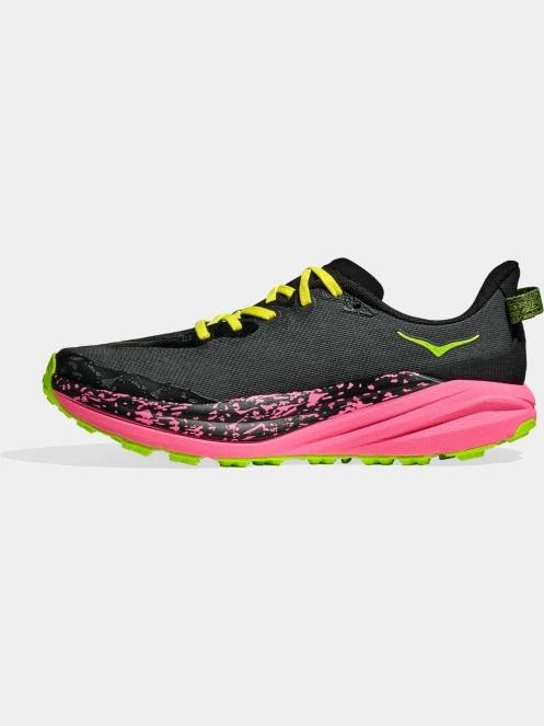 Hoka Speedgoat 6 férfi terepfutó cipő fekete színben 4
