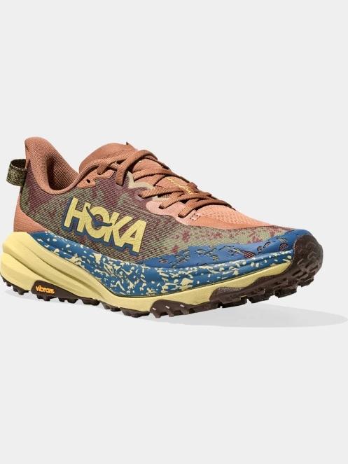 Hoka Speedgoat 6 férfi terepfutó cipő barna színben 2