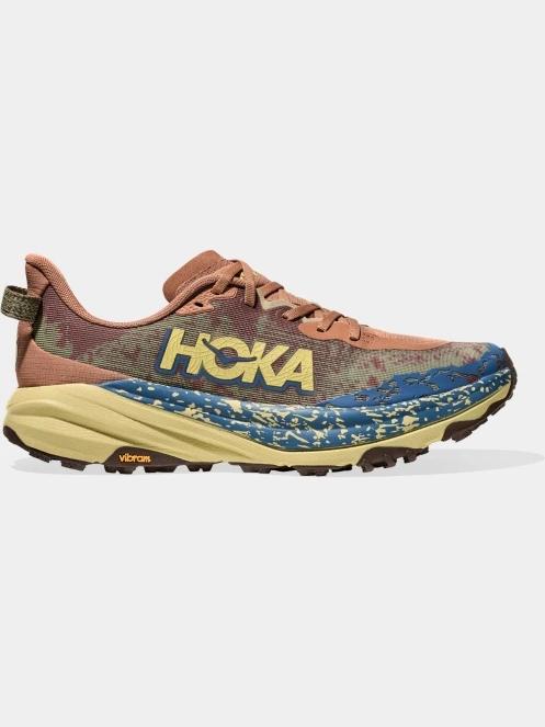 Hoka Speedgoat 6 férfi terepfutó cipő barna színben 3
