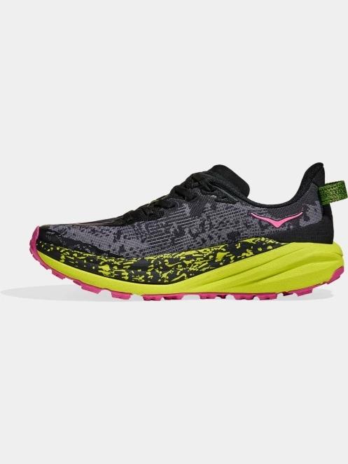 Hoka Speedgoat 6 női terepfutó cipő fekete színben 4