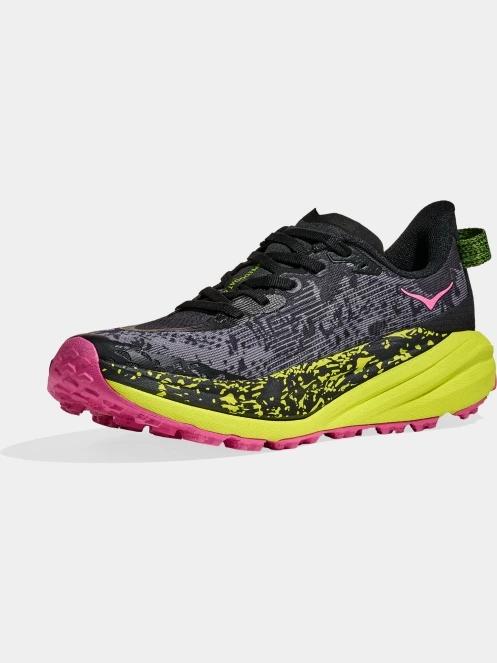 Hoka Speedgoat 6 női terepfutó cipő fekete színben 5