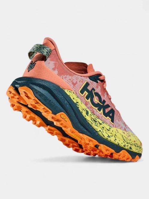 Hoka Speedgoat 6 női terepfutó cipő narancssárga színben 4