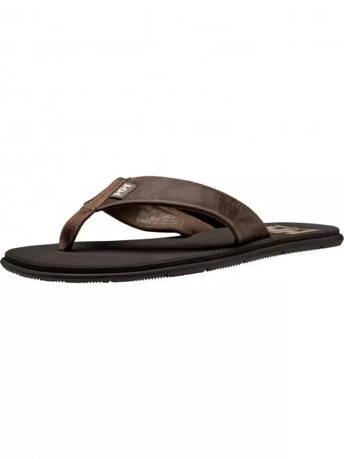 Helly Hansen Seasand Leather Sandal férfi papucs barna színben 2