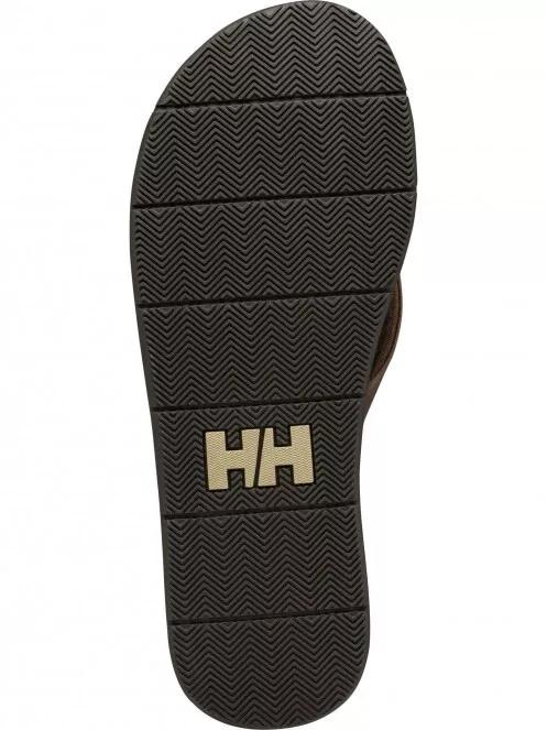 Helly Hansen Seasand Leather Sandal férfi papucs barna színben 4