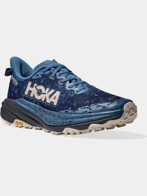 Hoka Speedgoat 6 GTX férfi terepfutó cipő kék színben 2