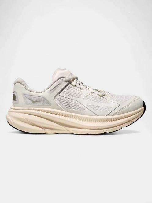 Hoka Clifton One9 férfi rövid szárú cipő homok színben 4