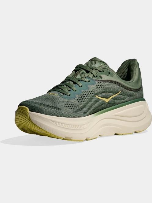 Hoka Bondi 9 férfi terepfutó cipő zöld színben 5