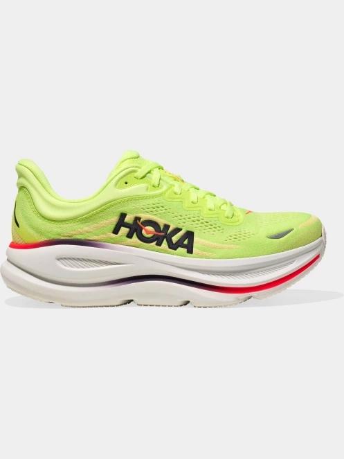 Hoka Bondi 9 férfi aszfalt futócipő világoszöld színben 4