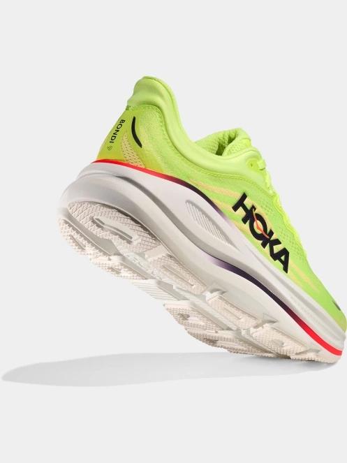 Hoka Bondi 9 férfi aszfalt futócipő világoszöld színben 6