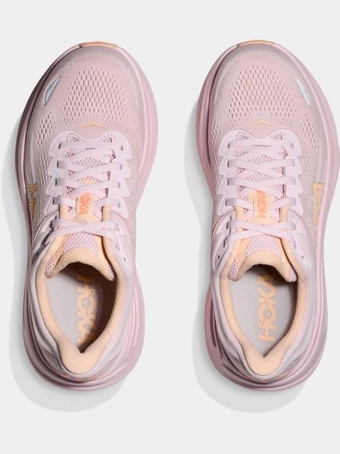 Hoka Bondi 9 női aszfalt futócipő rózsaszín színben 8